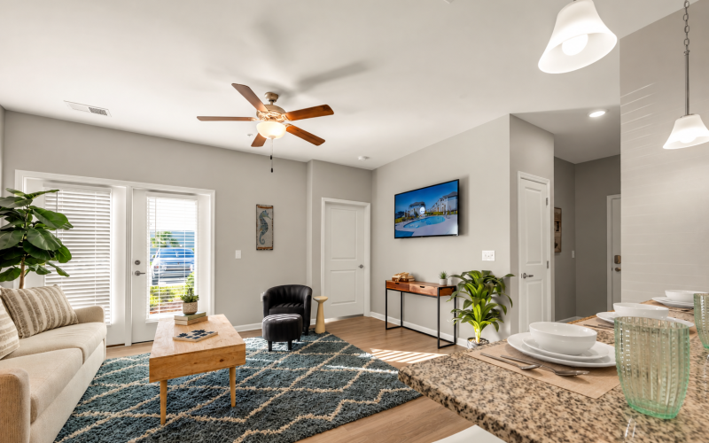 Generous living spaces to relax and unwind