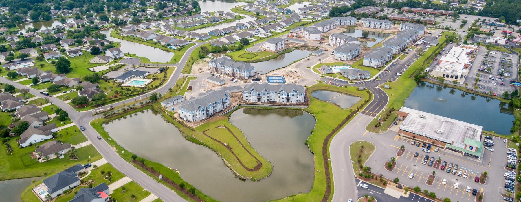 aerial view of a city
